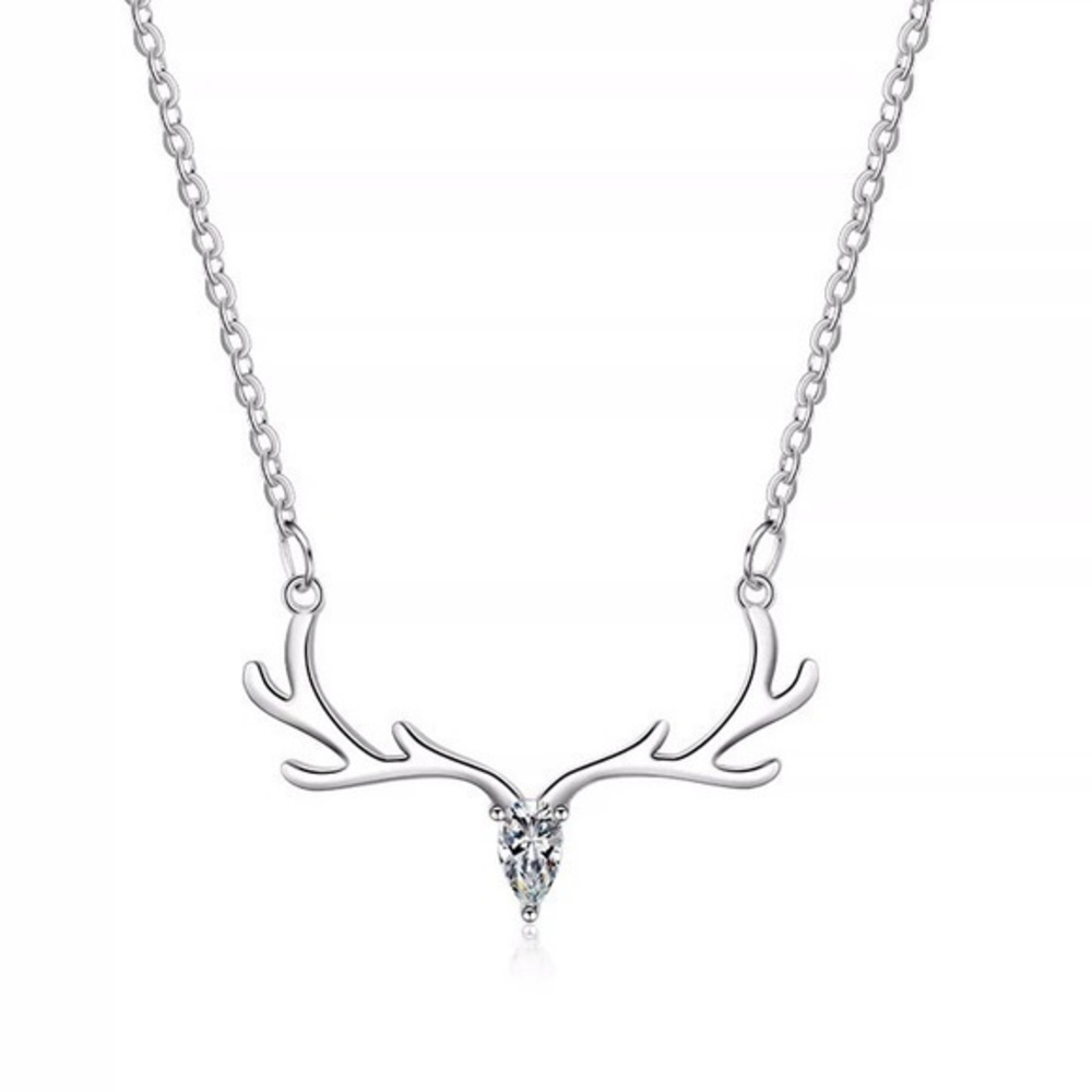 18K Gold Vermeil Deer 🦌 Head Necklace